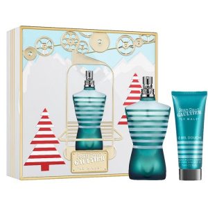 Jean Paul Gaultier Le Male Gift Set 125ml EDT + 75ml Shower Gel, Xmas Edition